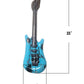 Zugar Land Rock Inflatable Mini Guitars (21 Inches) Vinyl. Perfect Party Favor, Dj Dance 80S Rocker (Mini Rock-N-Roll Pink & Blue (2 Pack))