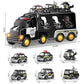 Beby Buty 7 in 1 Police Trucks Cars Toys for Toddlers 3-5, Boy Toddler Car Truck Toys with Light Sound, Birthday Gifts Toys for