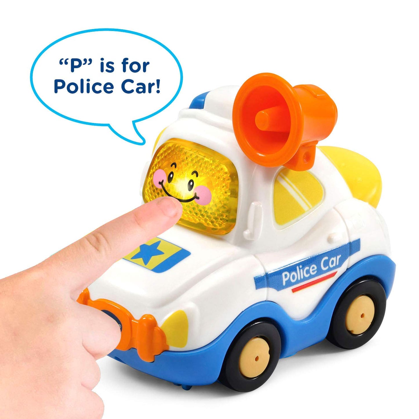 Vtech Go! Go! Smart Wheels Police Car, White
