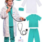 Gortykor Kids Doctor Costume Doctor Lab Coat for Boys Girls 3-10 Halloween Career Day Dress Up(3-4 Years)