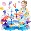 Inklab Birthday Gifts For 3 4 5 6 7 Years Old Toddlers Girls Boys - 76Pcs Marine Life Building Stacking Toys With Carry Box | St