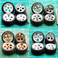 1/64 Wheels Front Small Rear Big For Muscle Cars Or Sports Cars,4 Sets/Pack,Fan Shaped Spokes,Abs Wheels With Rubber Tire Rivet