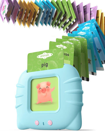 Talking Flash Cards For Toddler 1 2 3 4 Year Olds, Language Learning Toys, Pocket Speech Therapy Toys, Autism Toys, Montessori T