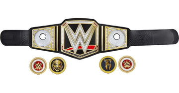 Wwe Championship Showdown Deluxe Role Play Title, Authentic Styling With 4 Swappable Side Plates, Adjustable Belt For Kids Ages 6 Years Old & Up