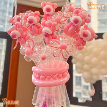 260 Balloons Pink, Thickened 100 Pack Long Balloons Twisting Skinny Magic Balloons For Balloon Arch Animals Clown Kids Birthdays