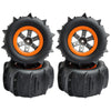 GDOOL RC Car Paddle Tires Wheels LG-ZJ02 25-ZJ02 920-ZJ02 for High Speed 9125 9155 9156 RC Cars S920 S921 104009 RC Trucks(4 PCS