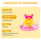 wonuu Car Duck Rubber Duck Car Ornaments Duck Car Dashboard Decorations with Cute Headband Swim Ring Necklace Sunglasses  B-Pink O Bunny Headband