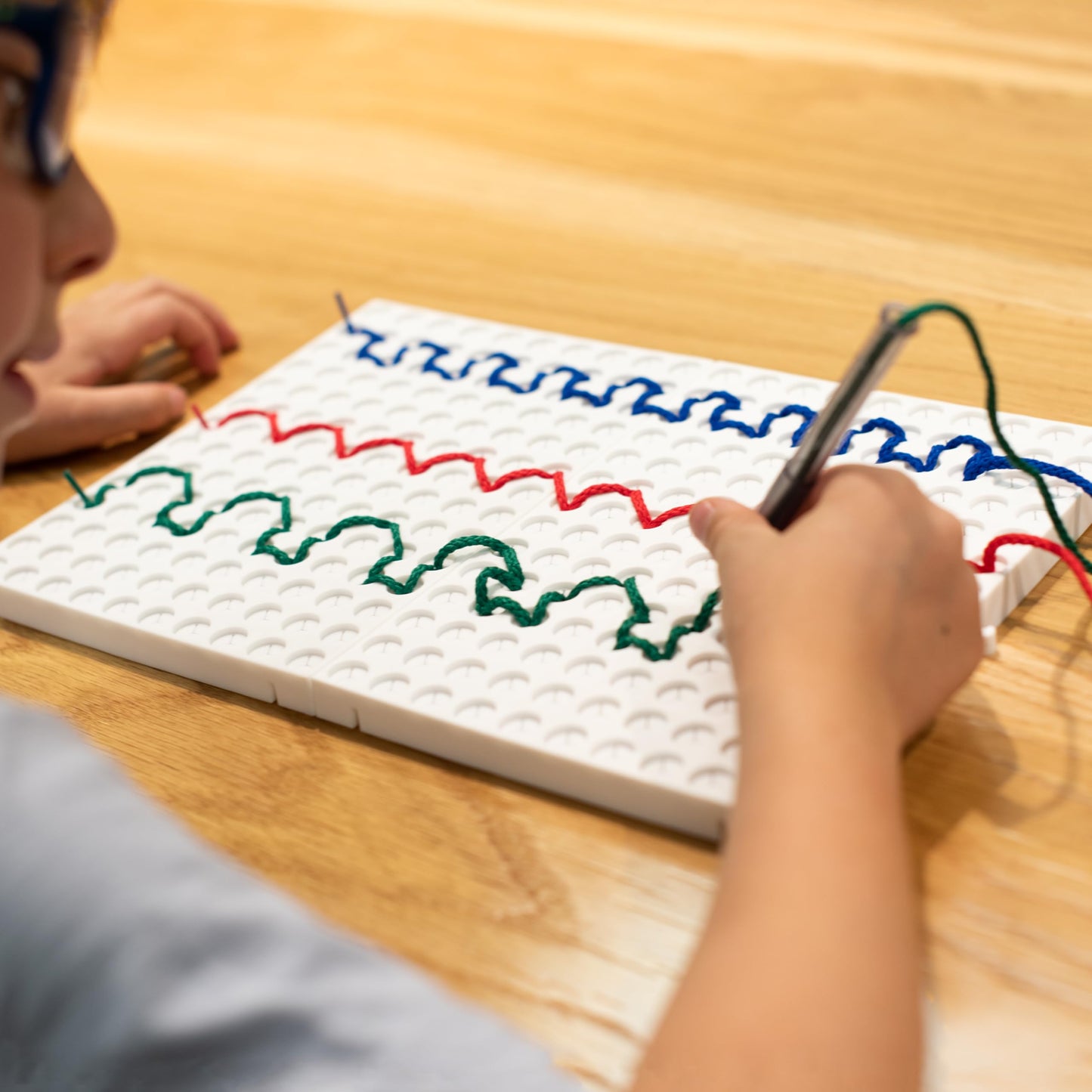 SPARK & WOW Calm Down Threading Boards Set of 2 | Sensory Therapy Toys | Multi Color | Model SW400028