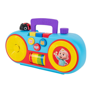 Cocomelon Dance And Play Boombox, 8 Full Songs, Colors, Animal Sounds, Numbers- Educational Music Toys, Carry N Go Handle, Toys