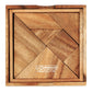 Logica Puzzles Art. Tangram - Wooden Puzzle - Brain Teaser In Fine Wood - 100 Puzzles In 1 - Educational Puzzle - Mind Puzzle -