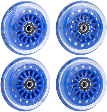Aowesm Wiggle Car Polyurethane Replacement Wheels Upgrade Swing Car Wheels W/Bearings Abec-9 For Ride-On Toys - Twist, Swivel, G