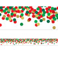Teacher Created Resources Confetti Christmas Straight Border Trim (TCR8460)
