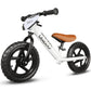 Kriddo Toddler Balance Bike 2 Year Old, Age 18 Months To 5 Years Old, 12 Inch Push Bicycle With Customize Plate (3 Sets Of Stickers Included), Steady Balancing, Gift Bike For 2-3 Boys Girls, Wh