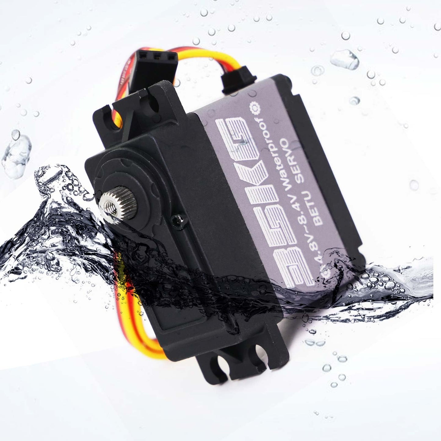 BETU 2Pack 25KG High Torque RC Servo,Steering Servo Compatible with 1/8, 1/10, 1/12 RC Car, Airplanes and Robots, Full Metal Gea