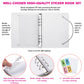 Sunezlgo Reusable Sticker Album With 100 Sheets, Collecting Book With Pockets, A5