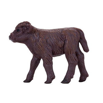 Mojo Highland Calf Realistic Farm Animal Hand Painted Toy Figurine