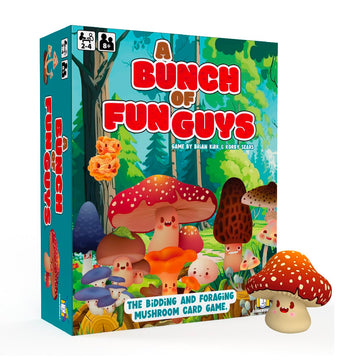 Gamewright - A Bunch of Fun Guys - Strategic Mushroom Foraging Card Game, Ages 8+, 2-4 Players