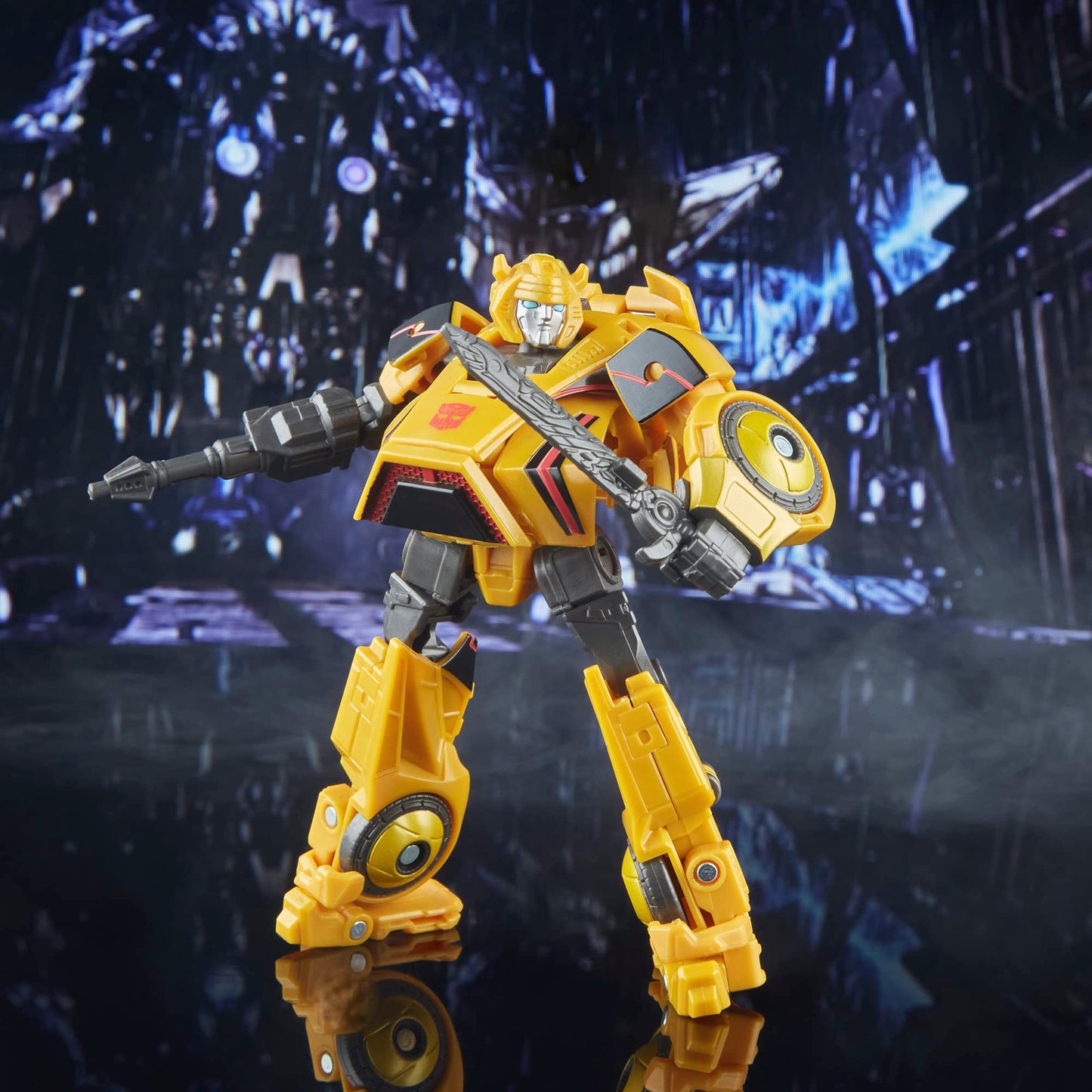 Transformers Generations Studio Series 01 Gamer Edition Bumblebee Deluxe Class 11 cm Action Figure, Transformers: War for Cybert