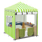 Hadisi Outdoor Kids Playhouse Cover,With Transparent Pvc Doors And Windows Waterproof Cover Suitable For Multiple Brands With Th