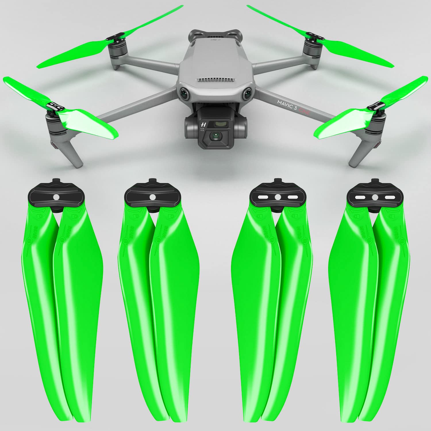Master Airscrew Stealth Propellers for DJI Mavic 3 - Green, 4 pcs