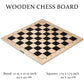 A&A 17.25'' Professional Wooden Chess Board With Storage Bag/Ebony Wood & Maple Inlay / 1.75'' Squares W/Notation