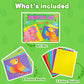 AluAbi Foam Stickers Art Craft for Kids, No Mess Toddler Art Activity - Fun with Foam Animal, Children Travel Toys,DIY Mosaic St