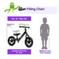 The Original Croco Ultra Lightweight And Sturdy Balance Bike.2 Models For 2, 3, 4 And 5 Year Old Kids. Unbeatable Features. Toddler Training Bike, No Pedal (Black, Ultralight 12 Inch)