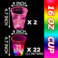 Mishunyus 24 Pcs Glow 21St Birthday Women Party Favors For Her, Pink Party Cups For Finally Legal, Girl Birthday Supplies For Ro