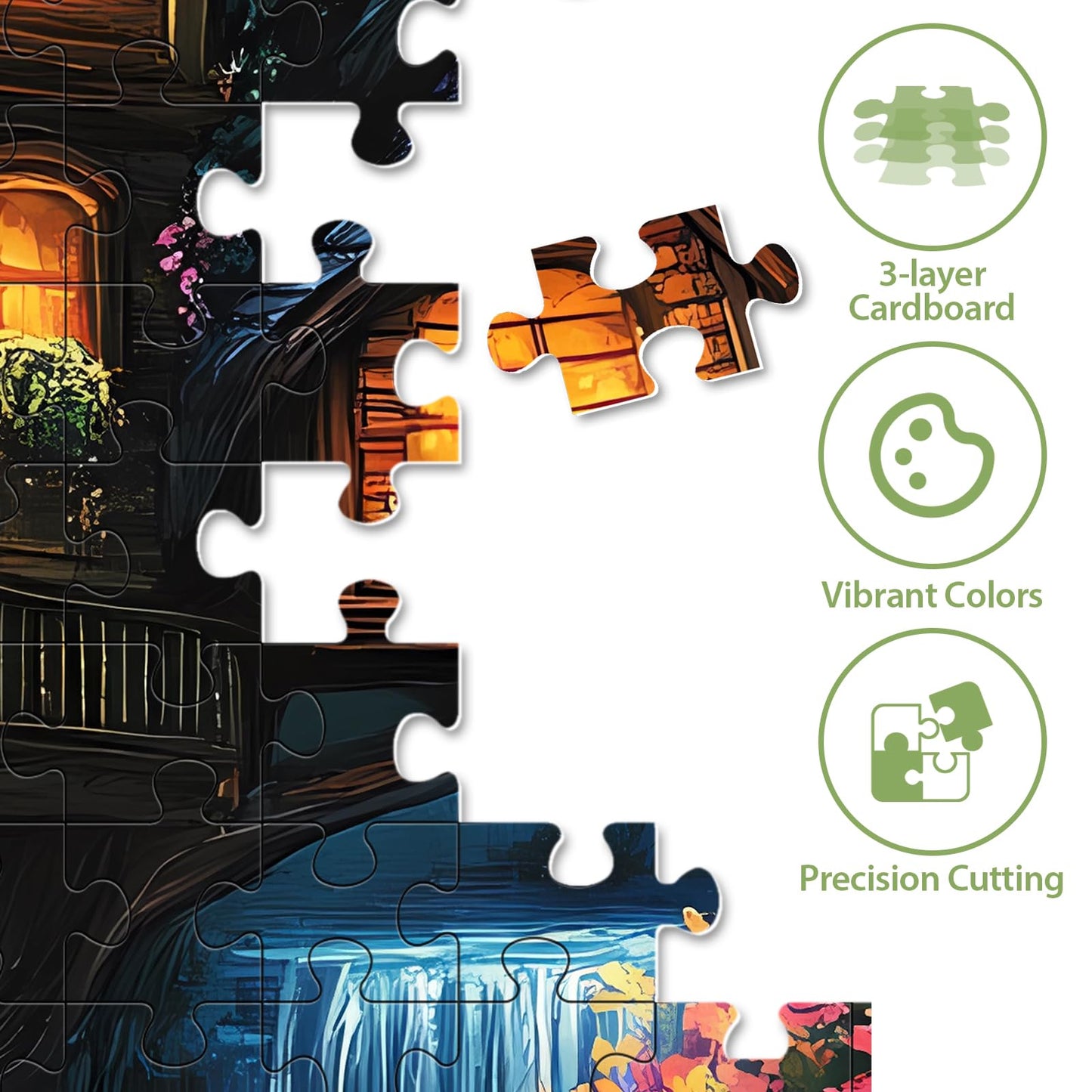 Puzzles for mature-themeds 500 Pieces  Nature Jigsaw Puzzles 500 Piece for mature-themeds Kids Seniors  Challenging Puzzle Perfect for Game Nights  Great Gift for Jigsaw Puzzle Lovers  Size: 20.5  x 15
