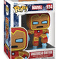 Funko Pop Marvel: Holiday - Gingerbread Iron Man Pop! Vinyl Figure (Bundled With Compatible Pop Box Protector Case), Multicolore