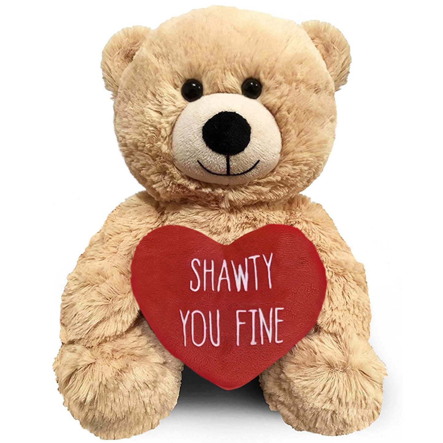 Witty Enterprise 10" Teddy Bear - Funny Couples Gift, Cotton, Beige - Perfect for Engagement, Valentine's, Anniversary, Wedding