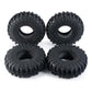RCLIONS 4pcs 2.2inch RC Rubber Wheel Tyre 137mm/5.3inch with Foam Insert for 1/10 RC Crawler Car Axial Wraith