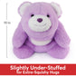 GUND Snuffles Teddy Bear Plush Toy, Purple, 10”, High Quality Materials, Ages 1+