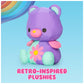 Swisheez Teddy Bear Stuffed Animal, Retro Inspired Plush Toys for Ages 3 and Up, Purple, 7