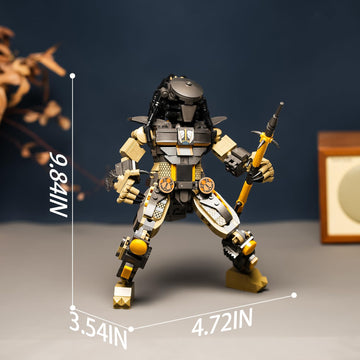 Xenomorph Horror Action Figure Building Kit Compatible With Lego For Adults,Cool Halloween Toy For Boys 8-14 Years Up 558Pcs