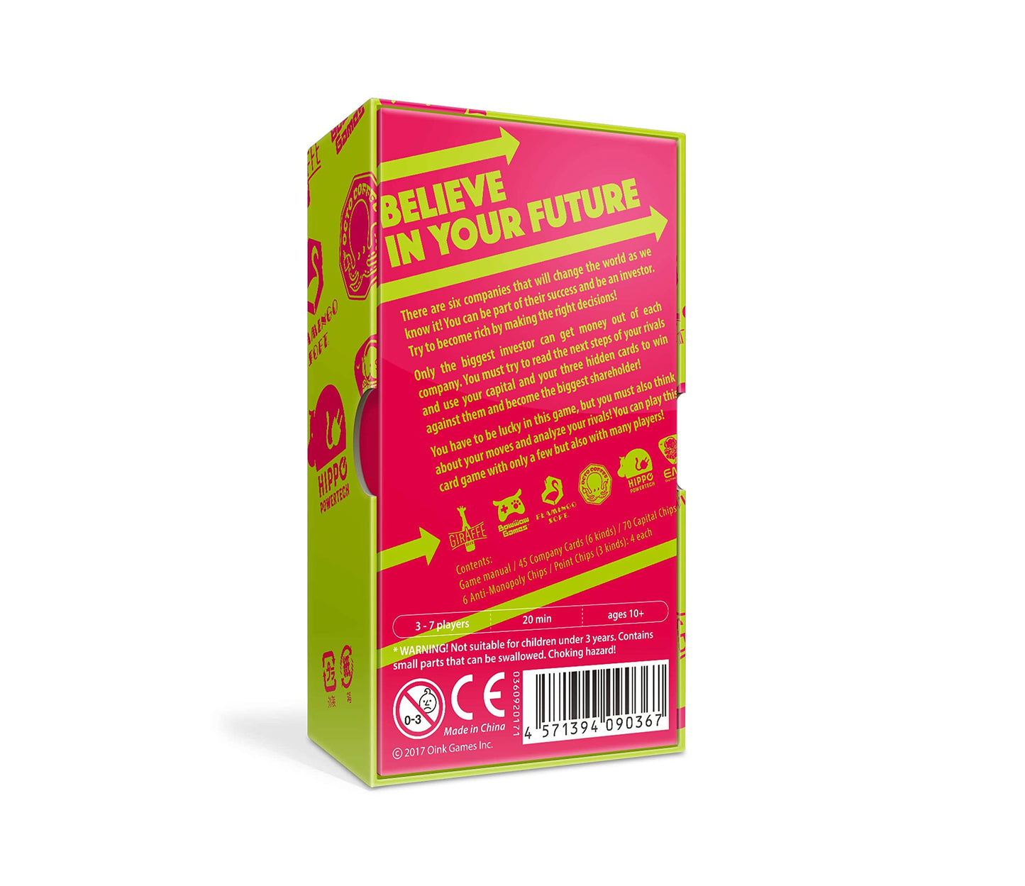 Oink Games Startups Strategy Game For Adults & Children • Become A Startup Investor • Best For Family Board Games Night • 10 Year Olds +