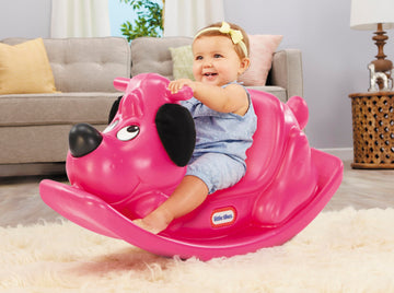 Little Tikes Rockin' Puppy - Small Magenta Plastic Toy, Model 658792MX1