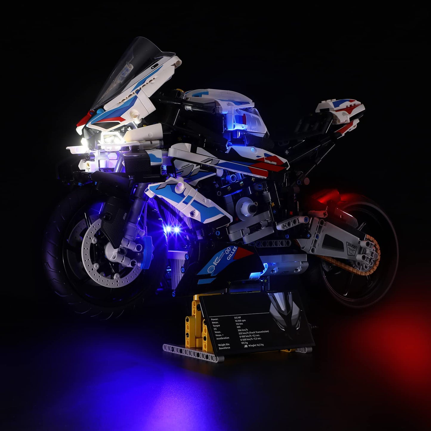Yeabricks Led Light For Lego-42130 Technic Bmw M 1000 Rr Building Blocks Model (Lego Set Not Included)