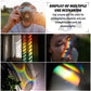 Kanayu 12 Pack Clear Triangular Prism Optical Glass Triangular Prism Triple Prism For Photography Effects Physics Teaching Light