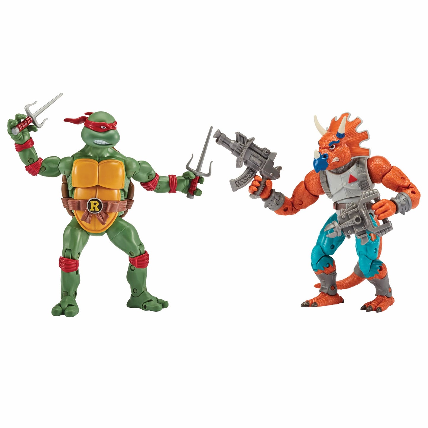 Teenage Mutant Ninja Turtles Raph Vs. Triceraton 2 Pack