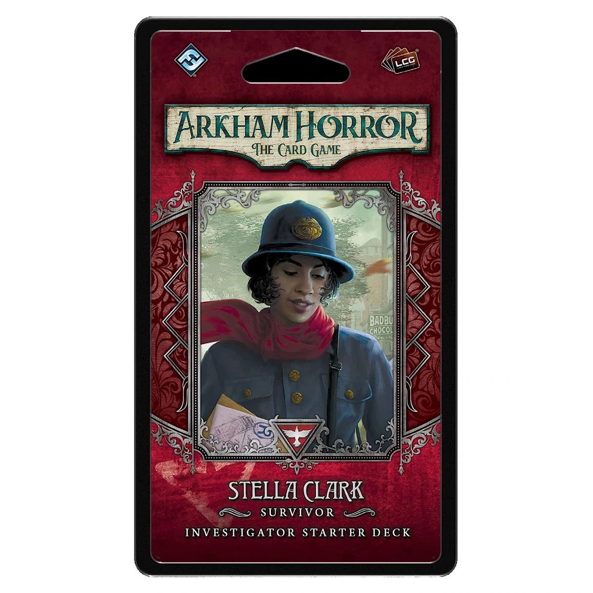 Fantasy Flight Games Arkham Horror The Card Game Stella Clark Starter Deck - Unveil A New Face In Your Adventures! Cooperative L