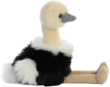 Aurora® Adorable Mini Flopsie™ Ozzi™ Stuffed Animal - Playful Ease - Timeless Companions - Black 8 Inches