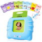 Timingsxd French & English Bilingual Flash Cards For Toddler/Beginning - Learning Educational Toy To Learn French/English,Talking Flash Cards For Ages 2 (Blue_French & English)