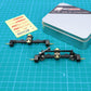 Rcawd Scx24 Upgrades Front Portal Rear Axle Housing & Brass Third Member Housing& Brass Steer Hub Carrier & Portal Gear Housing