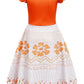 Sukyfecde Princess Dress Up For Girls Cosplay Costume Dresses Toddler Kids Birthday Outfits Halloween Role Play Clothes Size 7-8