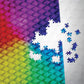The Op Games Gradient Cubes 1000 Piece Jigsaw Puzzle | Vivid & Colorful Cubic Design Puzzle Featuring Rainbow Colors & Hues | Puzzles For All Ages - Kids To Adults