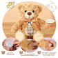 Silipull 12 Inch Bear Stuffed Animals With Voice Recorder Photo Pendant Set Cute Soft Plush Bear Messages Playback Stuffed Anima