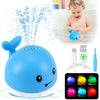 Gigilli Light Up Whale Bath Toys For Babies 6-12 12-18 Months Or Kids Ages 1-3, Blue Spray Water Baby Toys For Boys Valentines Day 1St Birthday Gifts, Toddler Pool Bathtub Toys 1-3 2-4 Infant 2 3 4 5
