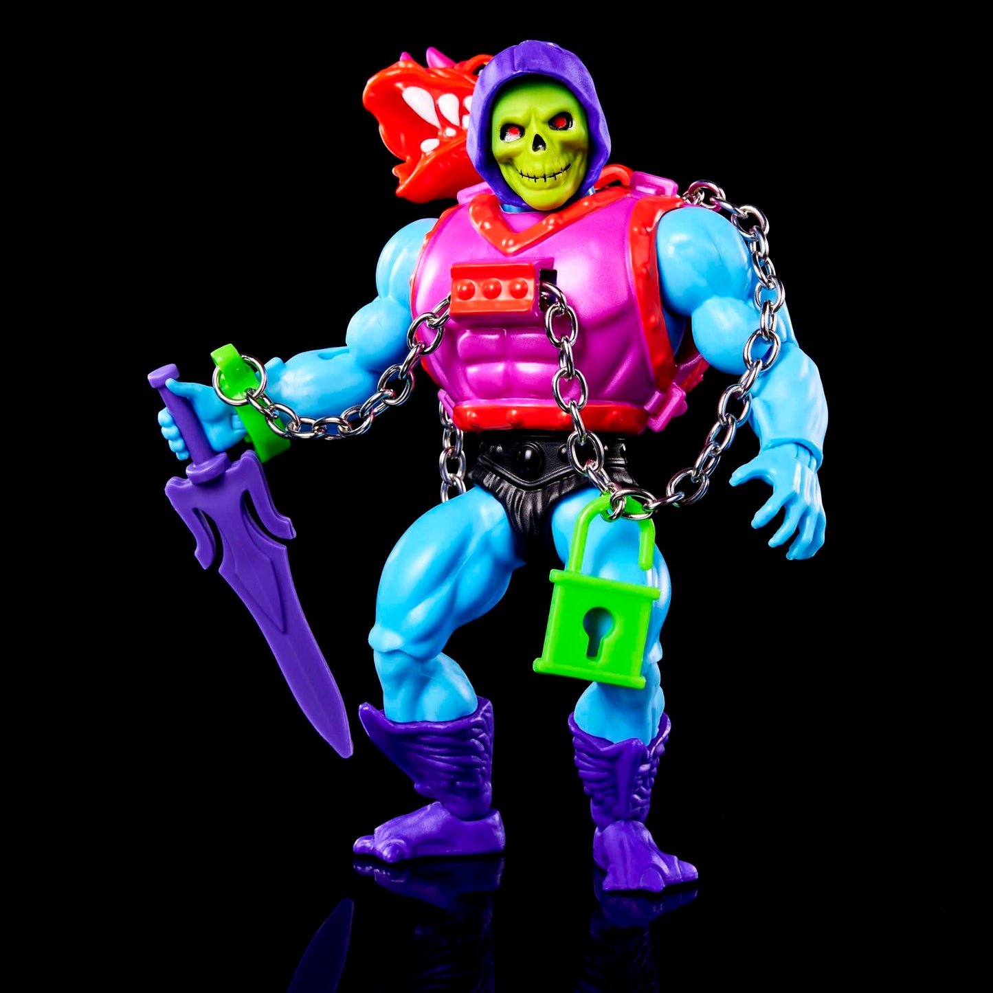Masters of the Universe Origins Action Figure with Accessories  Deluxe Dragon Blast Skeletor 5.5 Inch  Motu Collectible