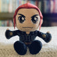 Bleacher Creatures Marvel Black Widow 8' Kuricha Sitting Plush- Soft Chibi Inspired Toy